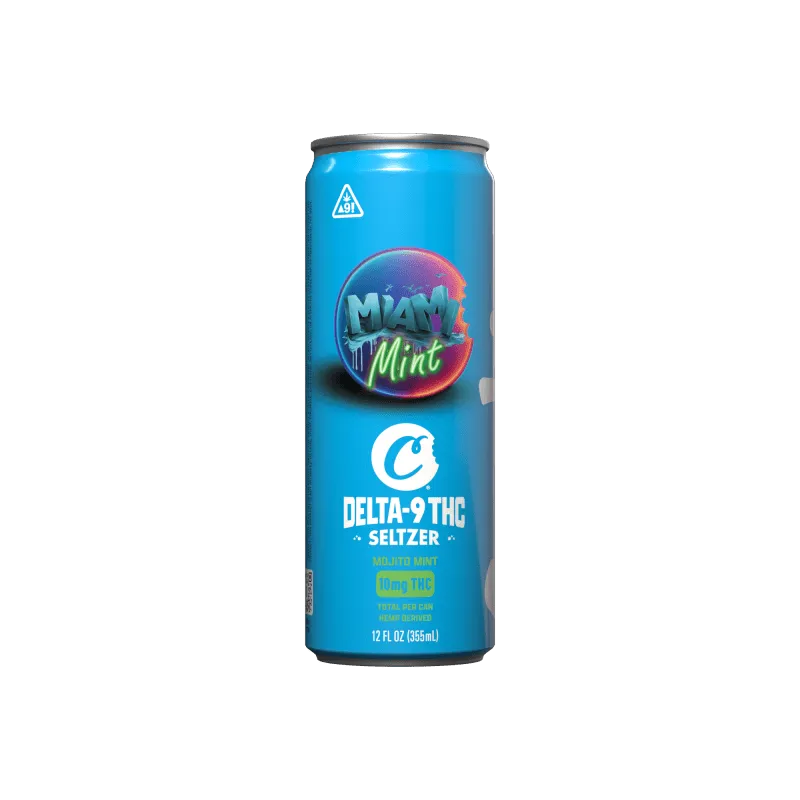 Cookie's Miami Mint Delta9/THC Seltzer - 4Pack