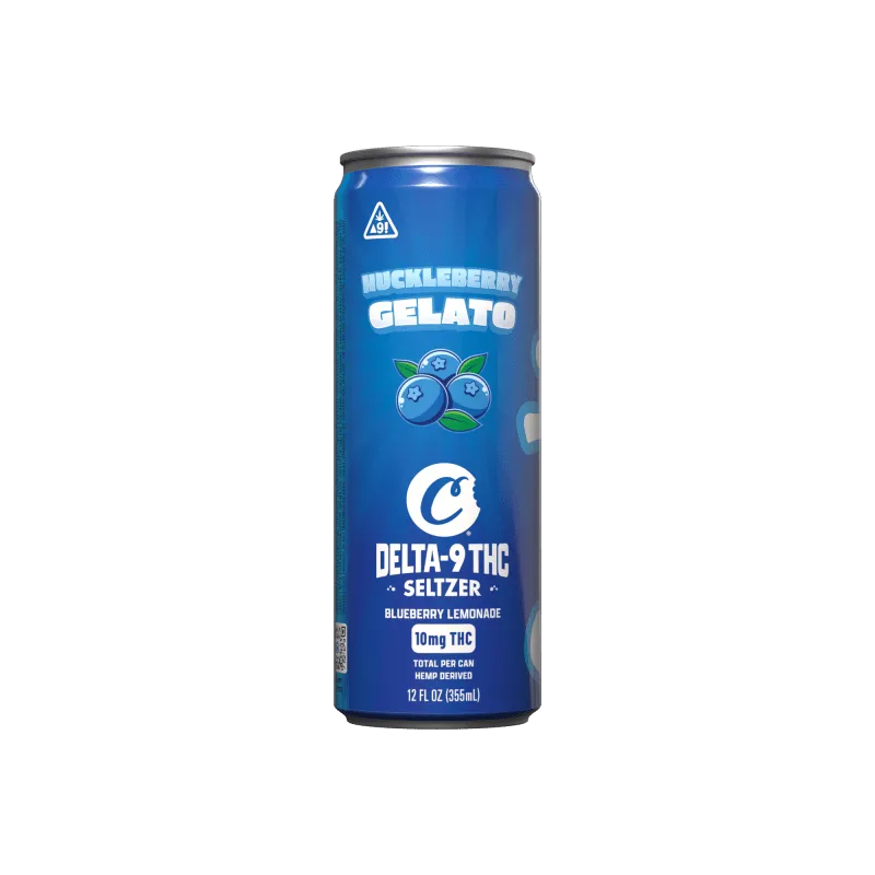 Cookie's Huckleberry Gelato Delta9/THC Seltzer - 4Pack