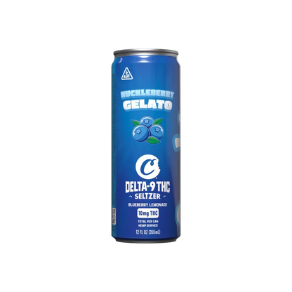 Cookie's Huckleberry Gelato Delta9/THC Seltzer - 4Pack