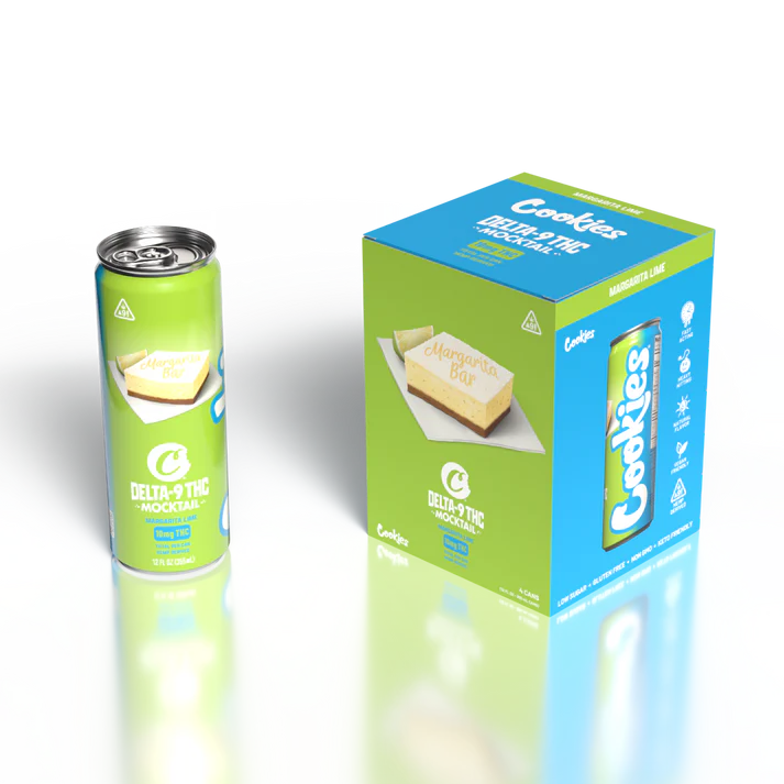 Cookie's Margarita Bar Delta9/THC Seltzer - 4Pack