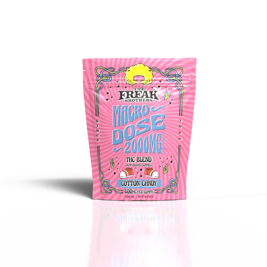 Hemp Blend Gummy Big Cube 400mg 5ct Bag – Birthday Cake