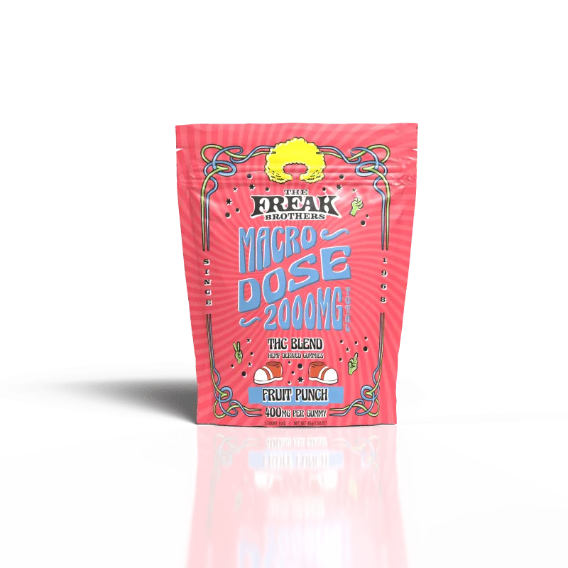 Hemp Blend Gummy Big Cube 400mg 5ct Bag – Birthday Cake